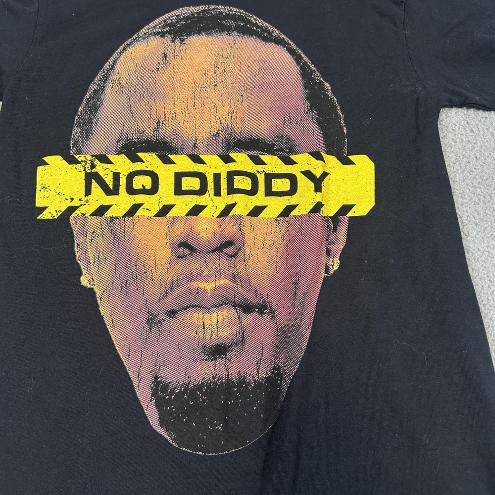 Headgear Classics No Diddy Shirt Mens Small Hip Hop Graphic Tee Rap Nostalgia